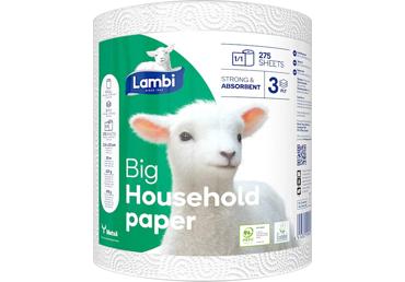Virtuvinis rankšluostinis popierius LAMBI Big