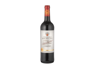 Raudonasis sausas vynas VIGNOBLE BEAUBOURG CORBIERES, 750 ml
