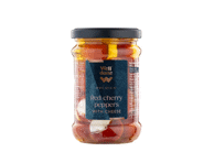 Sūriu įdarytos raudonos vyšninės paprikos WELL DONE PREMIUM, rapsų aliejuje, 250 g