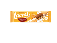Pieninis šokoladas LACMI su riešutų įdaru ir sausainiais, 265 g
