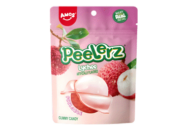 Guminukai AMOS PEELERZ, ličių skonio, 65 g