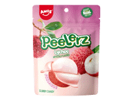 Guminukai AMOS PEELERZ, ličių skonio, 65 g