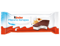 Šokoladinis batonėlis KINDER MILK SLICE, 27,9 % rieb., 28 g