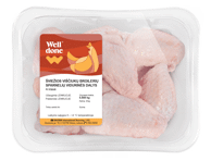 Šviežios viščiukų broil. sparnelių vidurinės dalys WELL DONE, 500 g