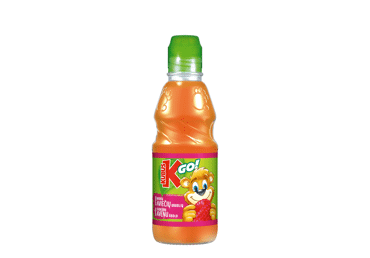 Morkų, aviečių ir obuolių nektaras KUBUŠ GO (42%), 300 ml