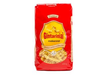 GINTARINIAI makaronai (sraigteliai), 400 g