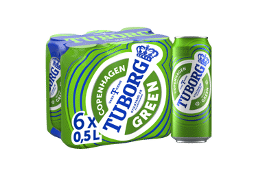 Šviesusis alus TUBORG, 6 vnt., 3 l