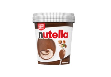 Valgomieji ledai NUTELLA, riešutų, kakavos skonio, 230 g - 2