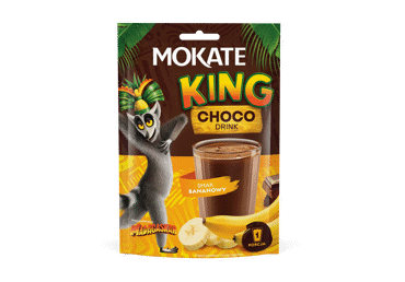 Šokoladinis gėrimas MOKATE KING, bananų skonio, 27 g