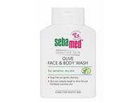 Veido ir kūno prausiklis SEBAMED su alyvuogių aliejumi, 200 ml