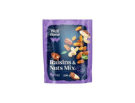 Razinų ir riešutų mišinys WELL DONE, 200 g