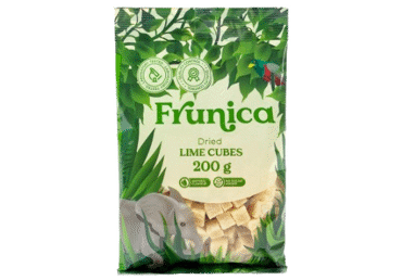 Džiovinti citrinų kubeliai be pridėtinio cukraus FRUNICA, 200 g