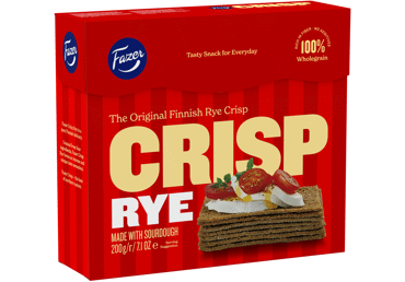 Traškios ruginės duonelės FAZER CRISP RYE, 200 g