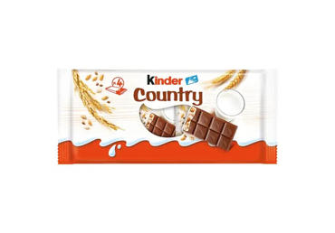Šokoladinių batonėlių rinkinys KINDER COUNTRY, 94 g
