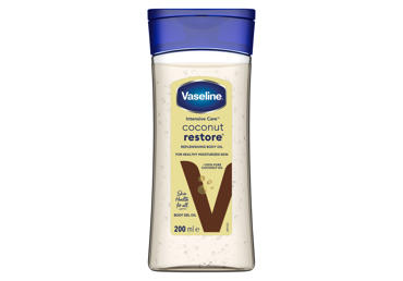 Kūno aliejus VASELINE COCONUT, 200 ml