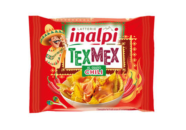 Lyd. sūris su aitr. papr. riek.INALPI TEX MEX, 38% rieb.s.m., 150 g