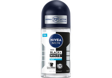 NIVEA BLACK&WHITE FRESH rutulinis antiperspirantas vyrams, 50 ml