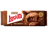 Sausainiai LOVITA ROSHEN BROWNIE, kakavos skonio, 152 g