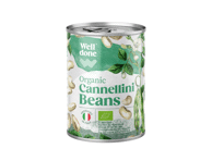 Eko. Cannellini pupelės WELL DONE, 420g, 420 g