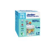 JORDAN Kids, dantų pastos su dozatoriumi papildymas, 0-5 metai, 150 ml