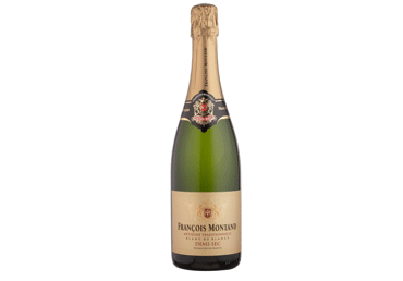 Putojantis baltasis pusiau sausas vynas FRANCOIS MONTAND, 750 ml