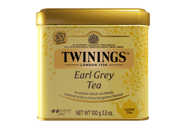 Biri juodoji arbata TWININGS EARL GREY TEA, 100 g