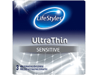 Prezervatyvai LIFESTYLES ULTRA THIN, 3 vnt.