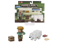 Dviejų „Minecraft“ figūrėlių rinkinys