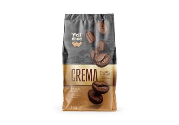 Kavos pupelės WELL DONE CREMA, 1 kg