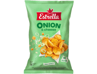 Bulvių traškučiai ESTRELLA, svogūnų ir sūrio skonio, 350 g