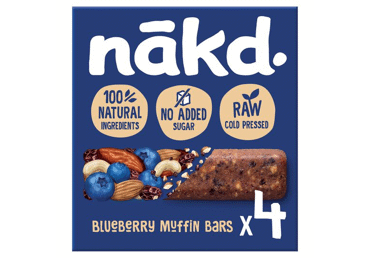 Batonėlis su mėlynėmis NAKD, 140 g Batonėlis su mėlynėmis NAKD, 140 g