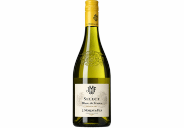 Baltasis pusiau sausas vynas J.MOREAU SELECT BLANC, 750 ml
