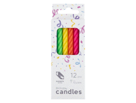 Gimtadienio žvakutės ELEMENTS SENSE, 2 spalvos, 12 vnt.