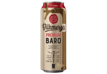 Alus VILKMERGĖS Prem Baro 5,2%, 568 ml