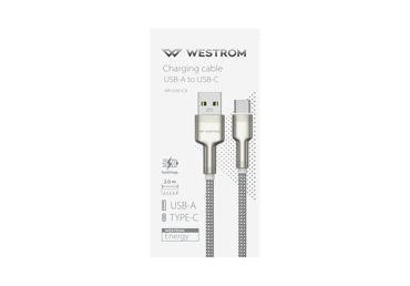 Laidas USB to Type-C WESTROM, 2 m