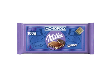 Pieninis šokoladas MILKA su OREO sausainių gabaliukais, 100 g
