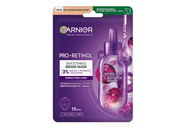 Garnier lakštinė veido kaukė, 22g