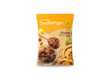 Besėklės razinos SEEBERGER, 200 g