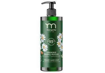 MARGARITA Kreminis rankų muilas su migdolų ir ramunėlių ekstraktais 400ml