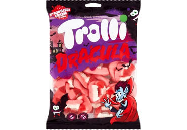 Guminukai TROLLI DRACULA, braškių skonio, 200 g