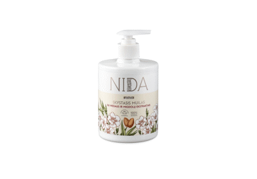 Skystasis muilas NIDA su medaus ir migdolų ekstraktu, 500 ml