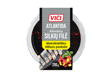 Silkių filė gabaliukai meksikietiškame padaže ATLANTIDA, 200 g - 1