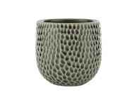 Vazonas ILAJA Dots grey, 18x16 cm