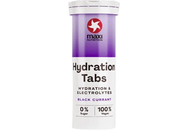 Elektrolitų tabletės MAXI NUTRITION, juodųjų serbentų skonio, 40 g - 2