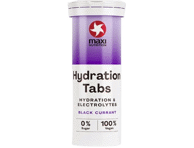 Elektrolitų tabletės MAXI NUTRITION, juodųjų serbentų skonio, 40 g