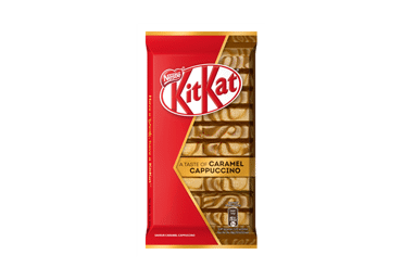 Vaflinis šok. KITKAT NESTLE su karamele ir kapučinu, 112 g, 112 g
