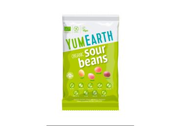 Ekologiški saldainiai YUMEARTH SOUR BEANS, 50 g