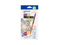 Spalvoti Pieštukai GRAFIA PLUS, -24 sp., 12 vnt