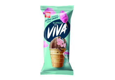 Valgomieji ledai SUPER VIVA, cukraus vatos skonio, 93 g