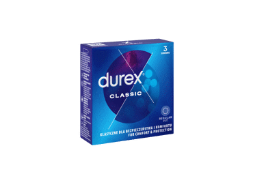 Prezervatyvai DUREX CLASSIC, 3 vnt